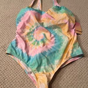 Tie-Dye One Piece Swimsuit